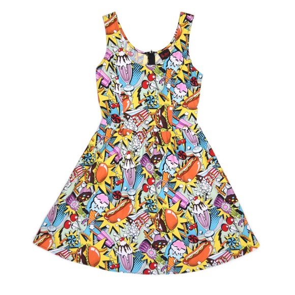 Retrolicious Dresses & Skirts - Retrolicious Colorful Pop Art Dress